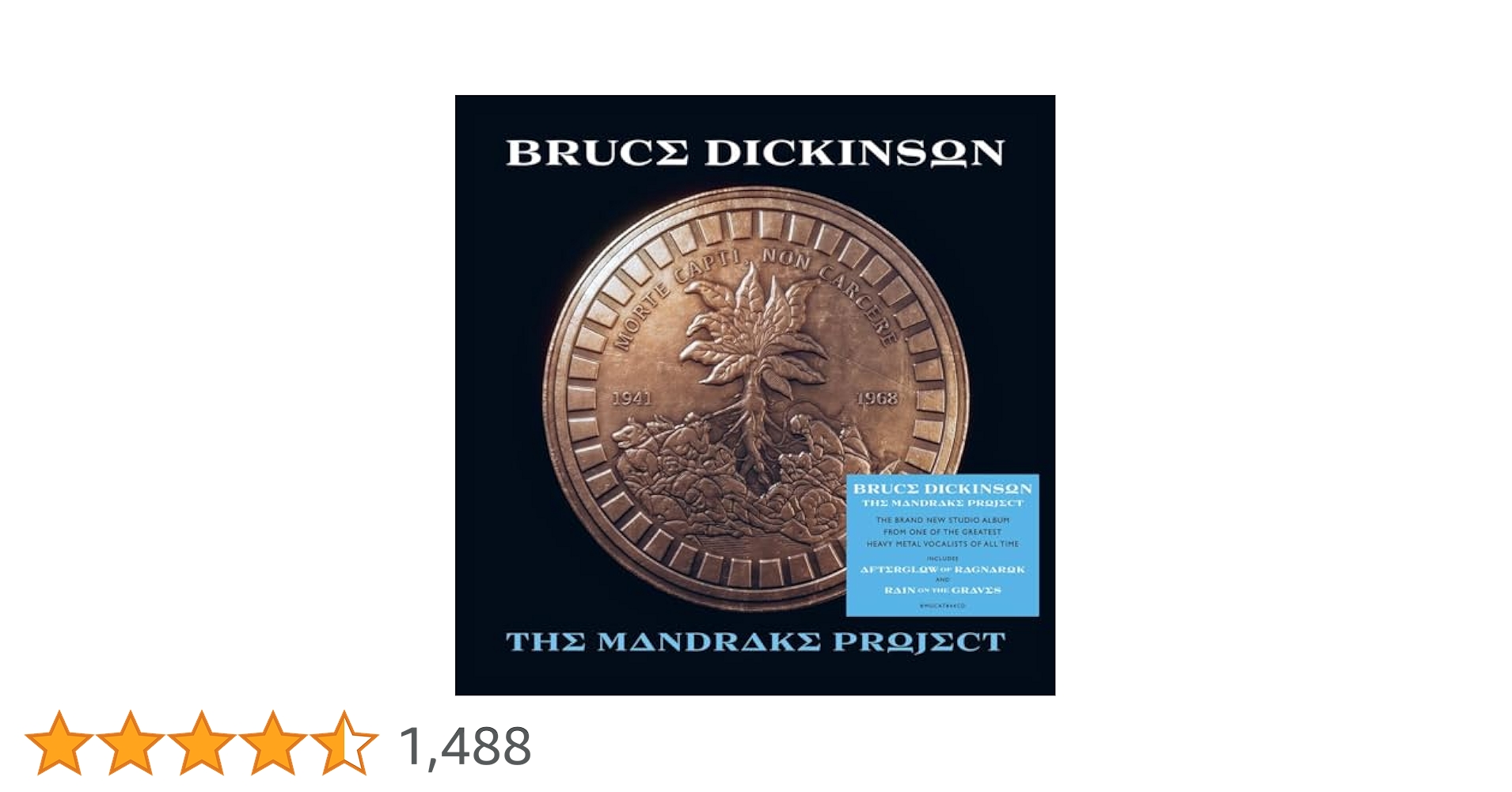 Amazon.co.jp: The Mandrake Project - Bruce Dickinson